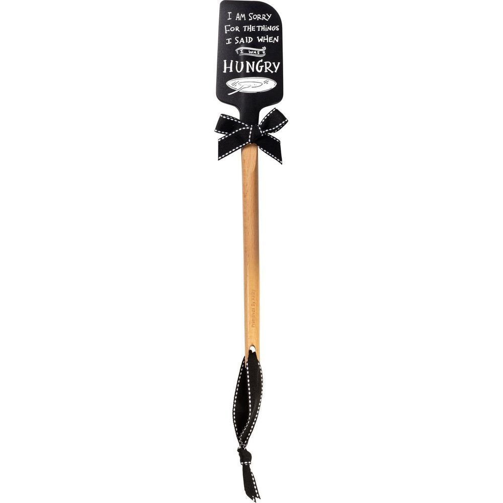 I Am Sorry For The Things I Said When I Was Hungry Spatula With A Wooden Handle